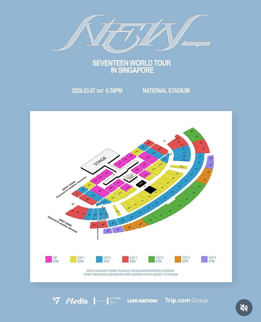 (FULL TICKET WAR AND PAYMENT) SEVENTEEN WORLD TOUR IN SINGAPORE