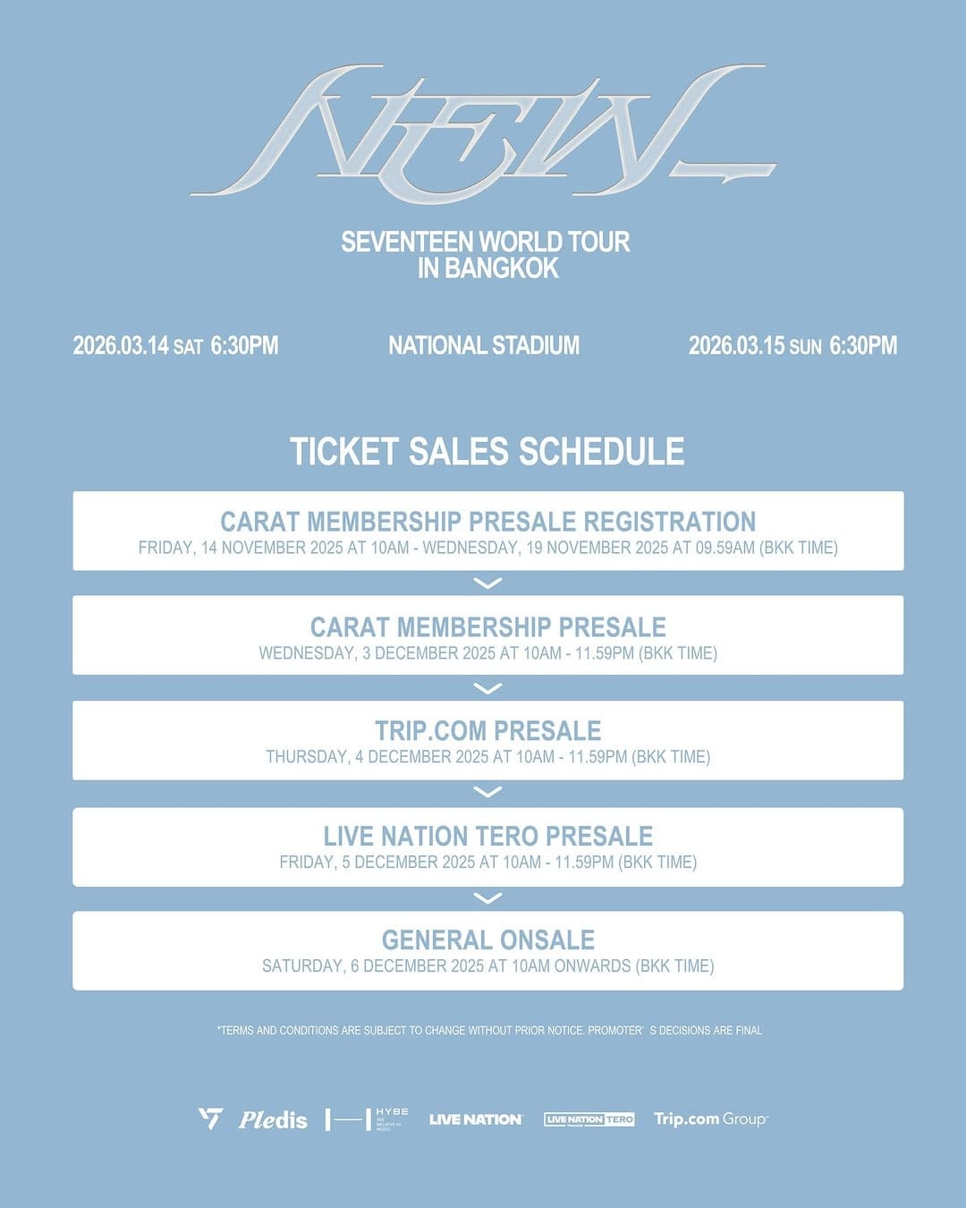 (FULL TICKET WAR AND PAYMENT) SEVENTEEN WORLD TOUR IN BANGKOK