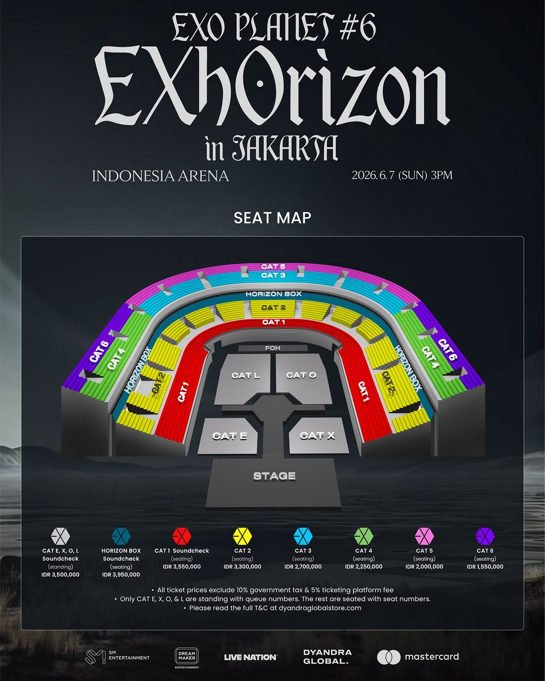 EXO PLANET #6 EXhOrizon in JAKARTA